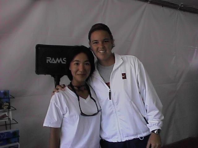 My wife & Lindsay Davenport in 1998