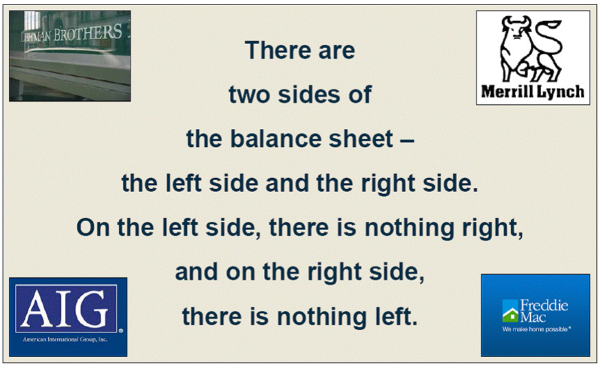 On the left there is nothing right, and on the right the is nothing left