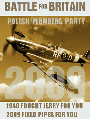 Polish Plumbers Party not BNP