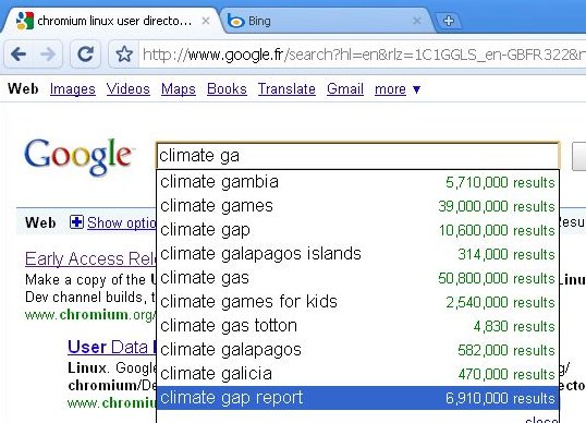 google.fr no climate gate