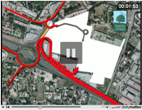 Map of the proposed IKEA mougins