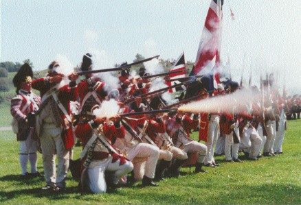 Redcoat volley