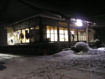 laundry outside the temple